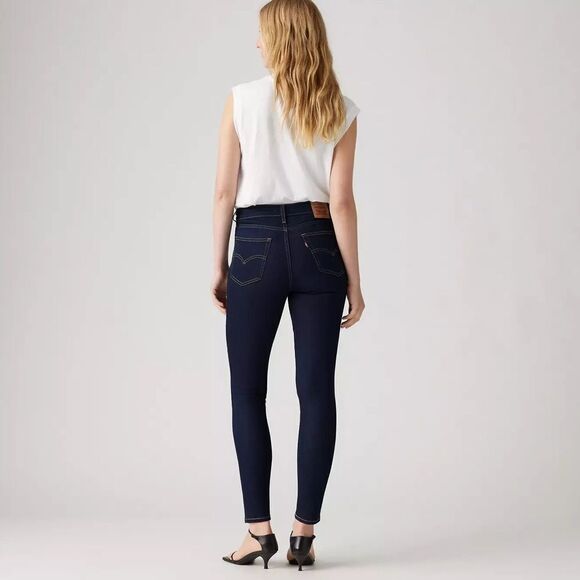 Levis Levi’s 721 High Rise Skinny Jeans Dark Wash Size 27 - Picture 3 of 13